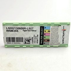 Walter LNHU130608R-L55T WSM35S Carbide Milling Inserts (Box of 10)