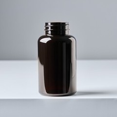 200cc DARK AMBER PET Packer bottles 38-400 neck, 290pcs/box, ONLY $0.28/piece