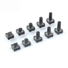 6x6x4.3 – 15mm Tactile Push Button SPST Miniature/Small/Micro PCB Switch 4 Pin