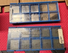 VALENITE Carbide Inserts – VARIETY – 875+ inserts – 122 packs – 27 lbs. – NEW