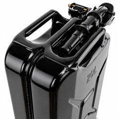 Wavian 5 Gallon 20L NATO Steel Jerry Can w/ Leakproof Spout Black