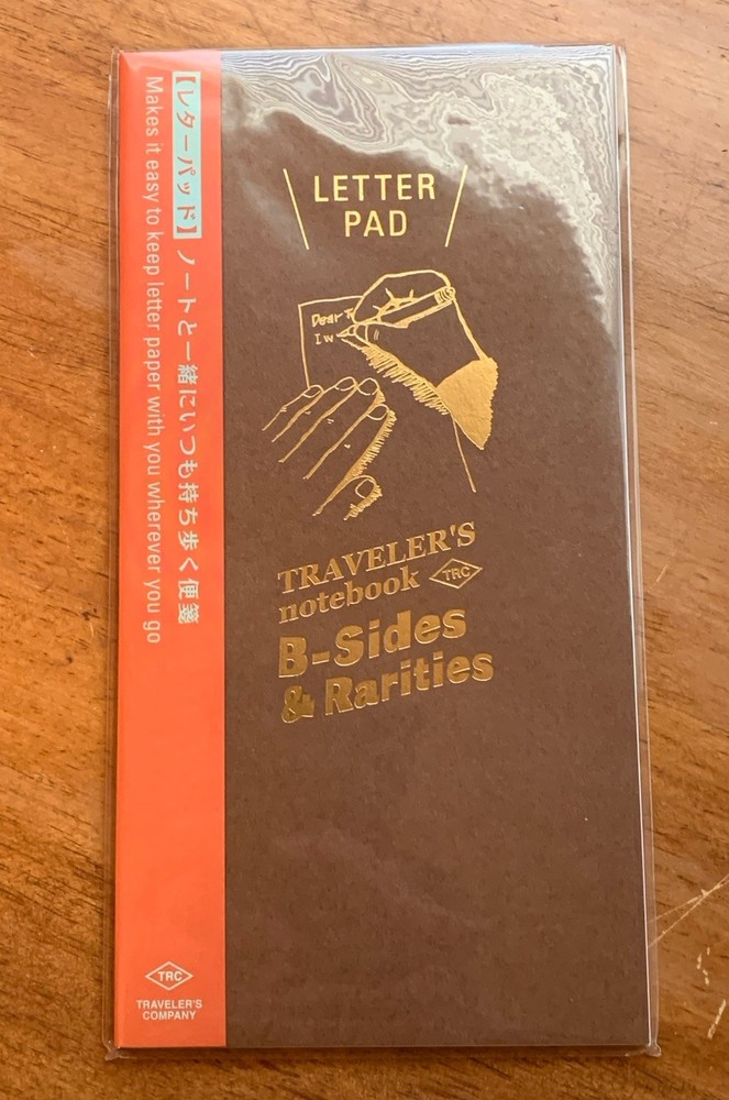 Traveler’s Company B-Sides & Rarities Regular Size Refill Letter Pad New