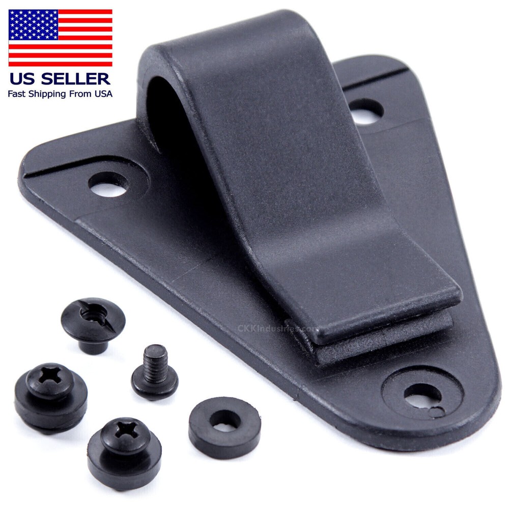 Belt Clips – Model 10 – Holster Belt Clips – (w/Mounting Hardware)
