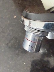 Vintage PARCO Monocular Compound Microscope 13″ Electric Illuminated Working