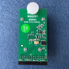 EMMC BGA221 Adapter Socket for XGecu T76 Programmer, with Dual Head Probe Holder