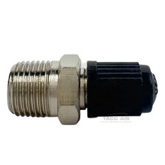 2 Pack 1/8″ Male NPT Schrader Valve Brass Tire / Receiver Tank Filler Stem
