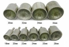Select Dia. 3mm – 36mm Diamond Spherical Concave Head Grinding Bit Grit 100