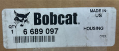 NEW BOBCAT OEM DRIVE MOTOR HOUSING PART #6689097