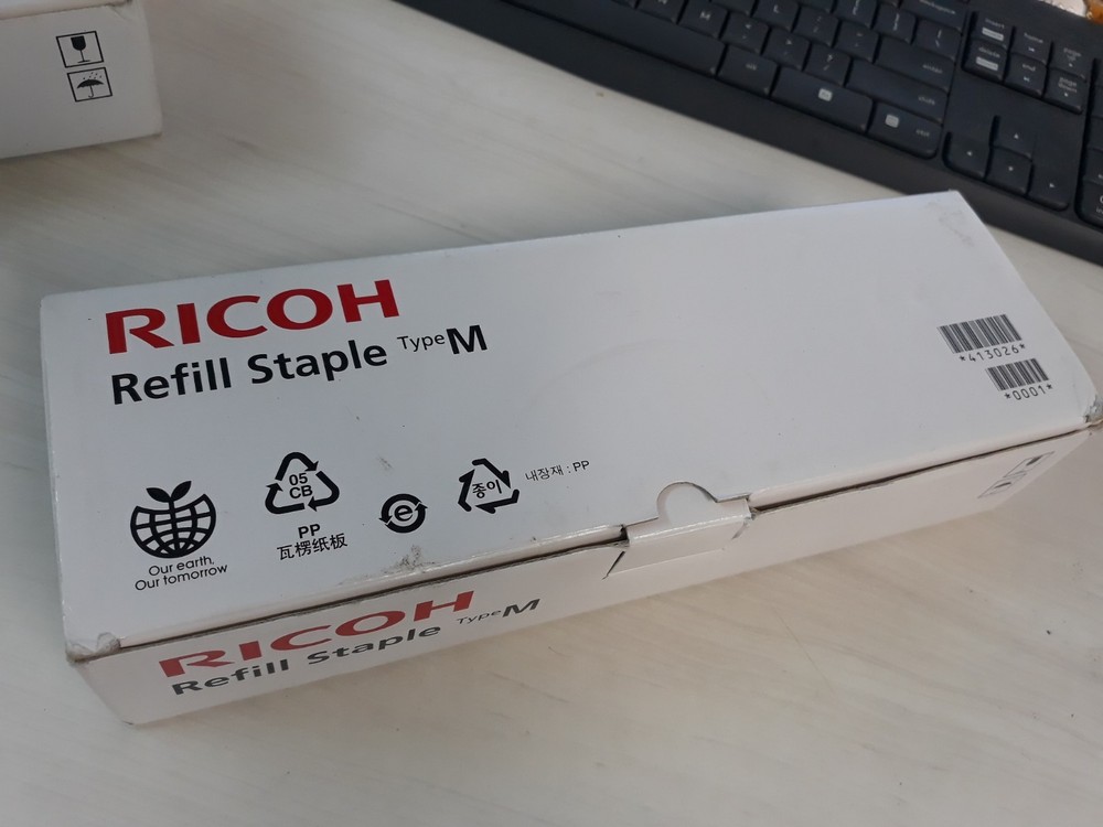 Genuine Ricoh 413026 Type M Staple Refill Cartridge Box of 5 OEM