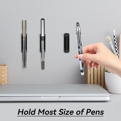 16Pack Adhesive Pen Holder Clipboard Pen Holder Stick on Pencil Holder Self2133