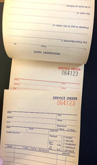 Vintage New England Business Services Duplicate Cash Receipt Book Carbon Paper