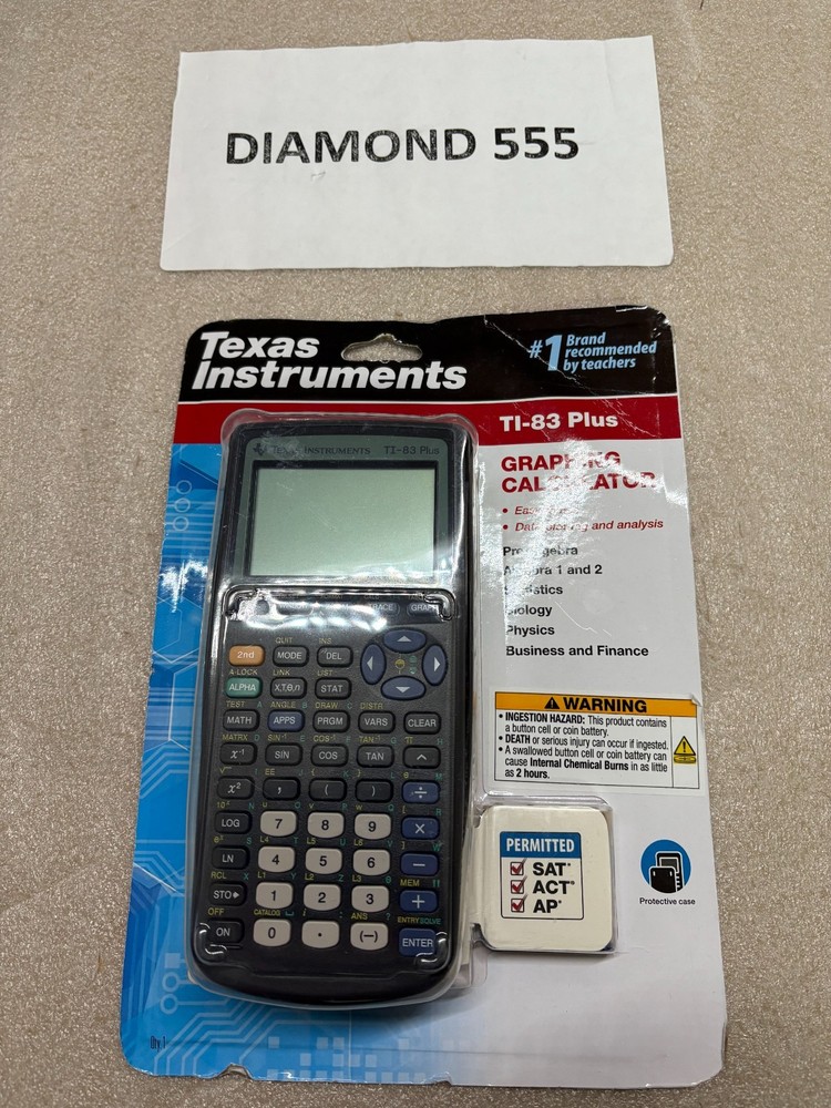 Texas Instruments TI-83 Plus Graphing Calculator – Black (83PL/TBL/1L1/A) | 8999