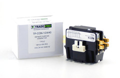 1 Pole 24 Volt 40 Amp Contactor w/ Shunt – TP-CON-1/24/40 – TRADEPRO hvac Lugs