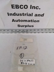 FP-12 .75 IN. PLUG, WHITE