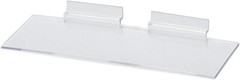50 Slatwall Shelves Shelf Shoe 4″ x 10″ Display Flat Styrene Clear Acrylic