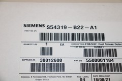 Siemens FDBZ492 (S54319-B22-A1) Duct Smoke Detector “BRAND NEW”