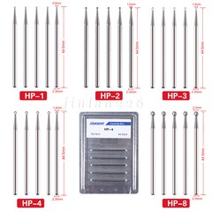 Dental Straight Surgical Bur Carbide Bur Round HP 44.5mm For Low Speed 2.35
