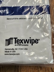 Texwipe TX629 VersaWipe Nonwoven Wipers 300 Count Cleanroom Lab Wipes kimtech