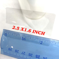 2.5X1.6 Inch Clear Waterproof Label Protectors for Essential Oil Bottle Labels a