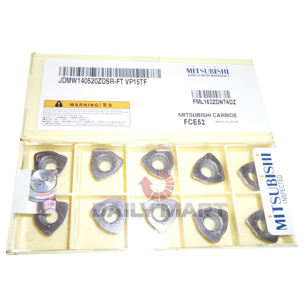 10 PCS/Box New In Box MITSUBISHI JDMW140520ZDSR-FT VP15TF Carbide Inserts