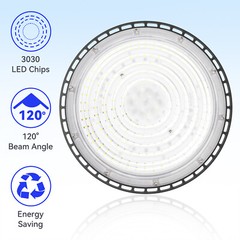 200W UFO LED High Bay Light, 8 Pack – Industrial & Commercial Lighting Solution