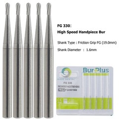 Wave Dental Surgical Bur Round 25mm Carbide Bur 330 Friction Grip High Speed 19m