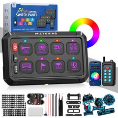 P1Y APP Wireless Remote Switch Panel Light Circuit Relay Box for Truck RV Marine