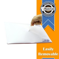 OfficeSmartLabels 1-1/8 x 3-1/2 inch Removable Address Labels, 12 Roll