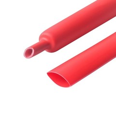 20pcs 4 AWG Gauge Copper Lugs w/ BLACK & RED Heat Shrink End Ring Terminals Wire