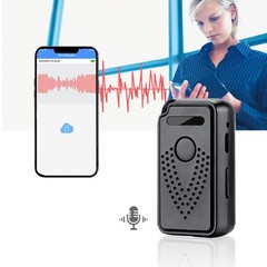 480Hr WiFi Mini Voice Recorder Live Stream Voice-Activated Alerts 128GB SD Incl.