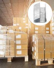 500Pcs 5/8in Steel Strapping Seals Metal Clips for Pallet Banding Firm Fix Loads