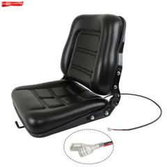 Fold Down FORKLIFT SEAT FITS FOR CLARK CAT HYSTER YALE TOYOTA MITSUBISHI