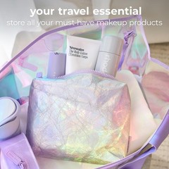 Case-Mate Essential Crinkle Makeup Bag – Waterproof Zipper Pouch – Daily Use …