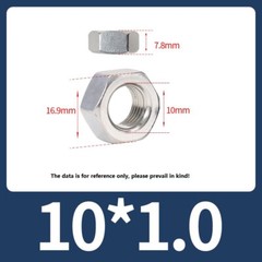 Hexagon Full Nut Fine Thread Pitch M4 M5 M6 M8 M10 M12 M14 M16 M18 M20 M22 M24
