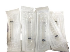(95) General Use 3mL Plastic Graduated Luer Lock Syringes Blister Packed