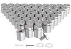 20-Pack Standoff Screws (1×1), Stainless Steel Standoff Mounting Hardware