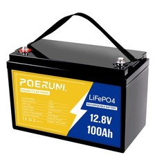 NEW 12V 100Ah LiFePO4 Lithium Battery 8000+ Deep Cycle BMS for Solar RV Off-grid