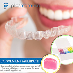 120 Sealed Assorted Dental Retainer Boxes Denture Case Containers Box (10 Box)