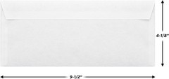 Mead #10 Security Envelopes 4.125″x9.5″, Peel & Seal Privacy Lined, 200 Count