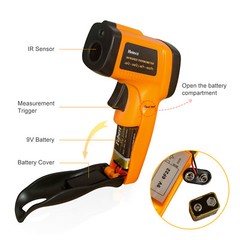 Helect Infrared Thermometer Non-contact Digital Laser Infrared Temperature Gun
