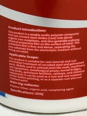 Rust Conversion Agent 300g, Multi-Functional Anti-Rust Paint, Water-Based Met…