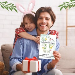 HOWAF 18pcs Easter Greeting Cards He Is 5.9 inches by 3.9 inches, multi color