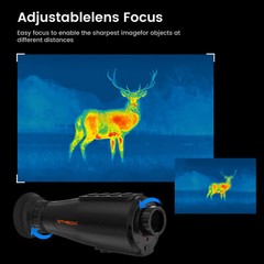 384 x 288 Thermal Imager Hunting Imaging Monocular Night Vision Riflescope w/LRF