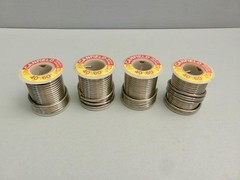 CANFIELD SOLDER 40/60 ( 4-ROLLS ) 4 LB. 3.8 OZ. TOTAL WEIGHT NEW
