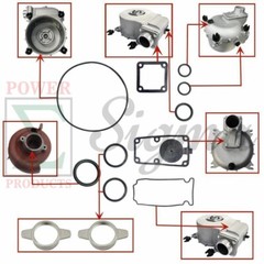 Gasket Mechanical Seal Kit For NorthStar 3″IN Trash Pump 21000GPH 240cc 106130