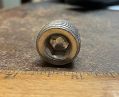 Unbrako - ½” Dryseal Stainless Steel Pressure Plug – P/N: 5010832 (NOS)