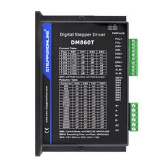 STEPPERONLINE Nema 34 Stepper Motor Driver 2.4-7.2A 18-80VAC or 36-110VDC DM860T