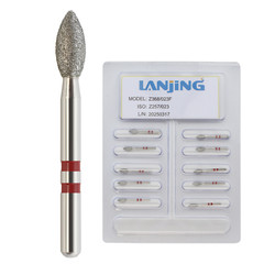 Zirconia Cutting Burs Diamond Bur Fine Grit Z368/023F Football FG Friction Grip