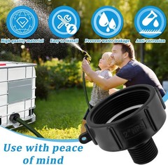 250 Gallon IBC Water tote Hose Adapter, Food Grade IBC Drain Adapter,Water Ho…