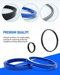 VEHIFOMO Hydraulic Log Splitter Cylinder Rebuild Seal Kit for 4.0″Bore x 1.75…